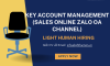 Key Account Management (Sales Online Zalo OA Channel)