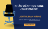 NHÂN VIÊN TRỰC PAGE - SALE ONLINE