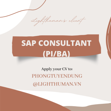 Tuyển Dụng SAP Consultant (PI/BA) - HN